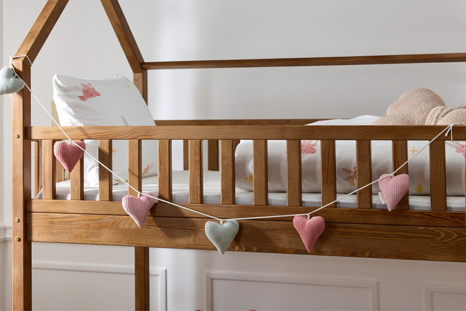 Vintage Bunk Bed L Premium 20cm 90x190cm