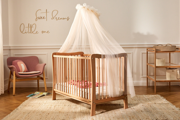 Babybett Sasha 60x120cm - Natur