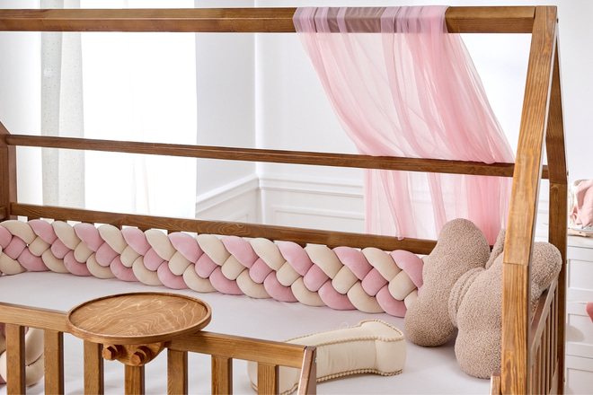 Coussin Papillon Bouclé - Latte