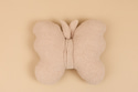 Coussin Papillon Bouclé - Latte