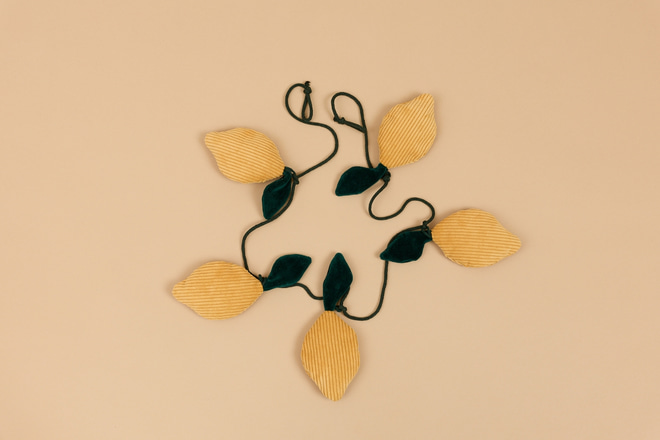 Velvet Garland - Lemon