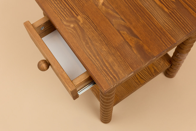 Table de Chevet - Perlés Vintage