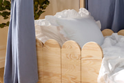 Housse de Couette Margaret Satin de Coton Blanc 140x200