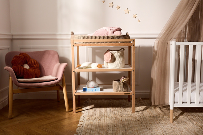 Mesa de Mudança Swan - Vintage