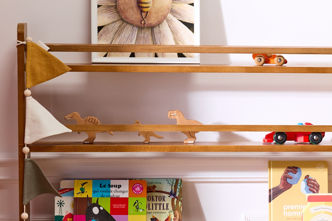 Knihovna Montessori XXL – Vintage