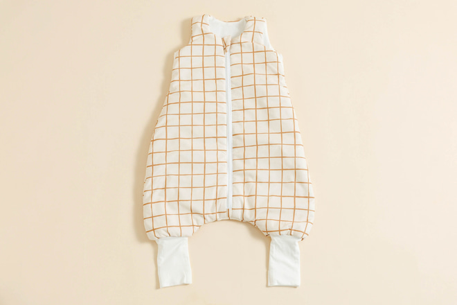 Saco de Dormir con Piernas - Vichy Caramel