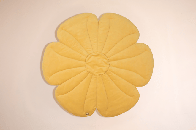 Tapete de veludo Flor Mel