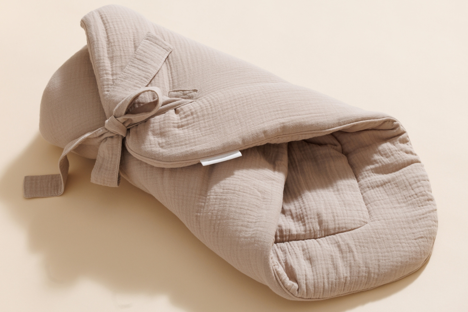 - Gigoteuse d'Emmaillotage en Mousseline  - Cappuccino - Marron (Mon Lit Cabane) - Image 2