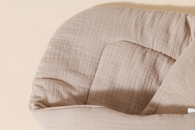 Babyschlafsack aus Musselin - Schokolade