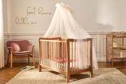Champagne Tulle Baby Bed Canopy with Frame