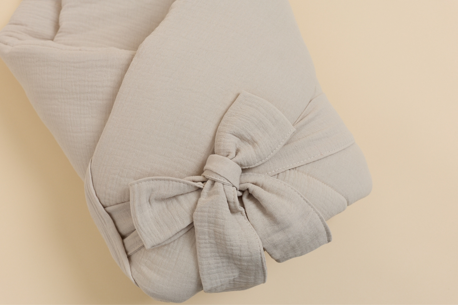 - Gigoteuse d'Emmaillotage en Mousseline - Beige - Beige (Mon Lit Cabane) - Image 2