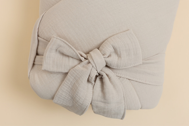 Saco De Dormir Envolvente De Muselina - Warm Beige