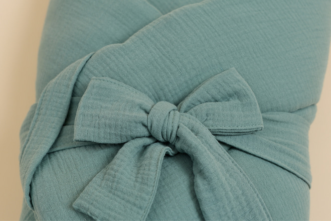 Babyschlafsack aus Musselin - Oliv