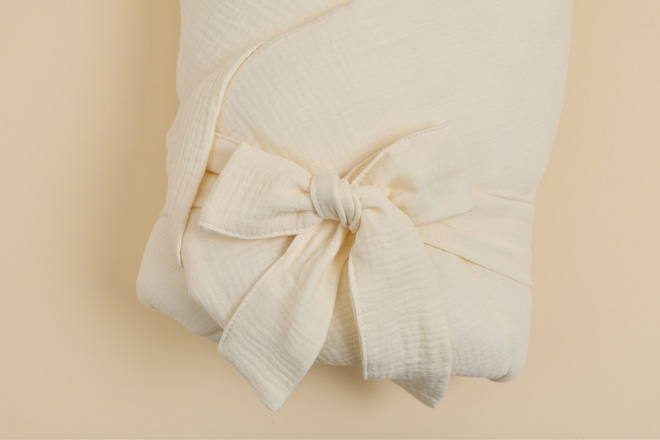 Cream Muslin Swaddle