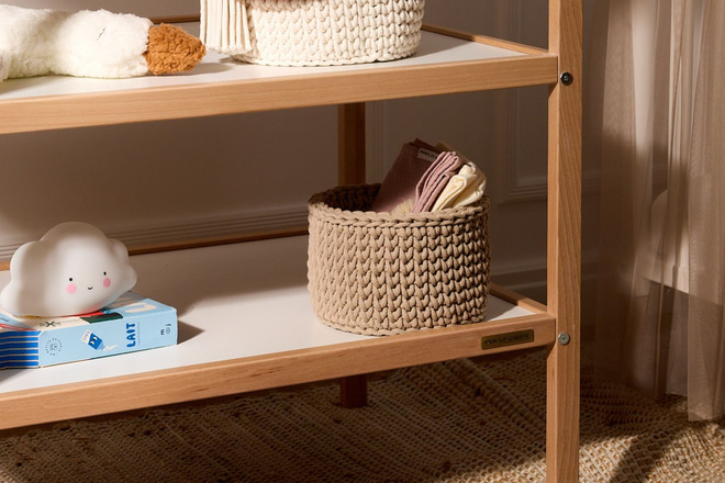 Mesa Cambiadora Swan - Madera natural