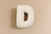 Letter Cushion D - Boucle