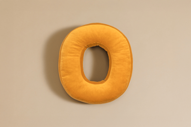 Almofada O - Amarelo