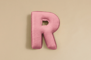 Cuscino Lettera R - Oro Rosa
