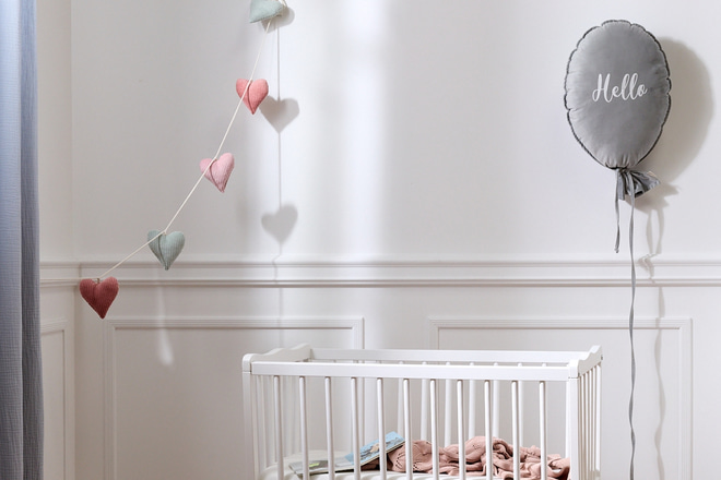 Dorothée Baby Bed 40x80cm - White