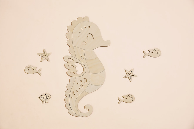 Décoration murale - Hippocampe