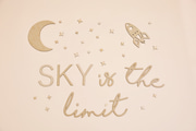 Nástěnná dekorace "Sky is the limit"