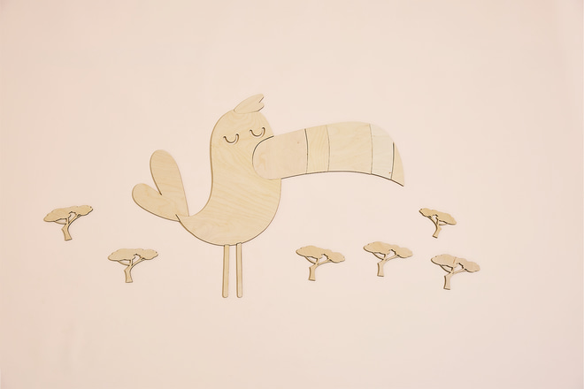 Toucan Wall Decoration