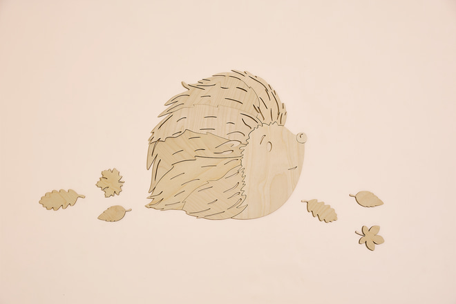 Hedgehog Wooden Wall Decoration