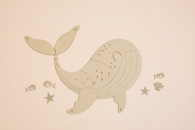 Décoration murale - Baleine