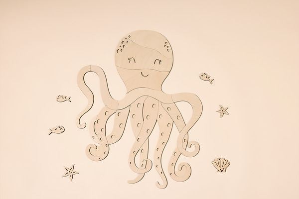 Wooden Octopus
