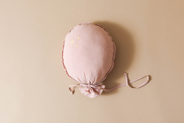 Mini Dekoratives Ballon-Kissen - Rosa