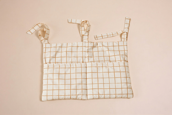 Vichy Caramel Bed Organiser