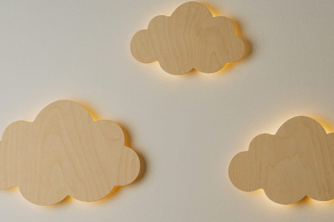 Lamp - Set of 3 Clouds