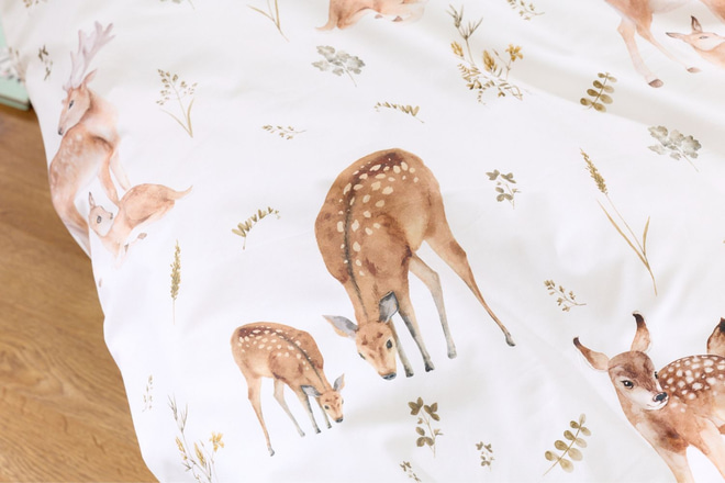 Deer in the Meadow Duvet Set 120x170