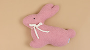 Bouclé Bunny Cushion - Pink
