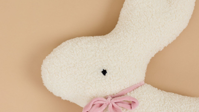 Cojín Conejo Bouclé - Blanco