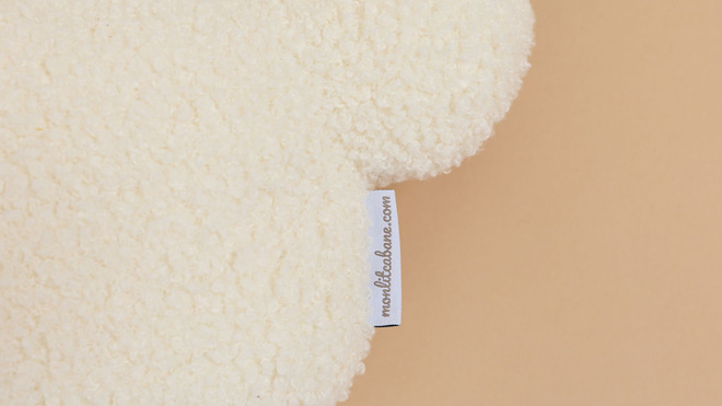 Almofada Coelho Bouclé - Branco