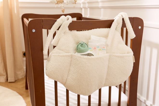 Tasca per letto Nuvola - Boucle Vaniglia