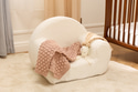 Fauteuil Bouclé Blanc