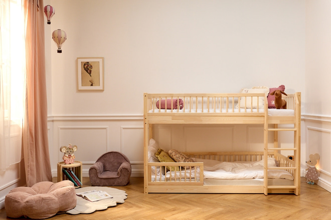Patrová postel Brasilia Premium na zemi 90x190cm