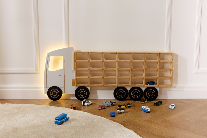 Luminous Truck Shelf Wood