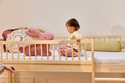 Coussin Lapin Bouclé - Rose