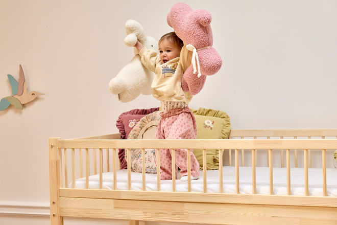 Cuscino Coniglio Bouclé - Rosa