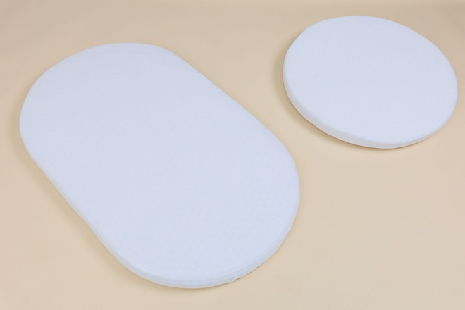 Conjunto de 2 Lençóis Para Berço Oval Evolutivo 7 em 1