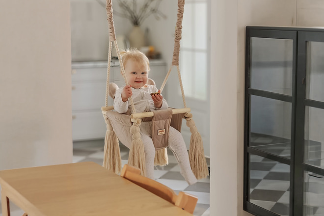 Columpio Velvet Swing Beige