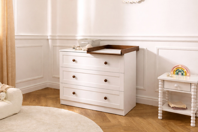 Plan à Langer pour Berceau - Vintage