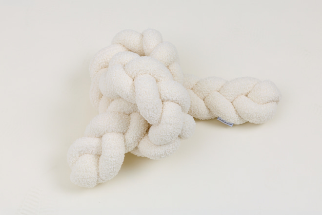 Paracolpi Intrecciato Per Cani - Off White