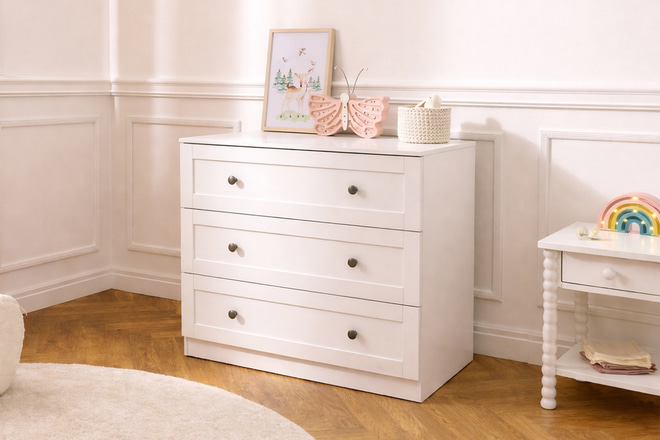 Classic Dresser with White Changing Table