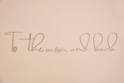 To the Moon and Back Wall Decoration