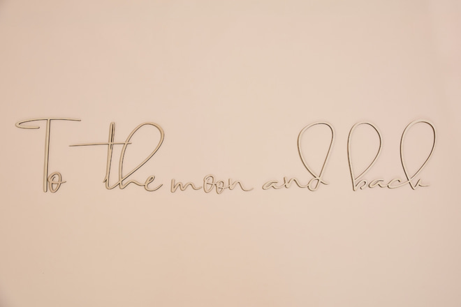 To the Moon and Back Wall Decoration