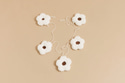 Boucle Daisies Garland - Ecru